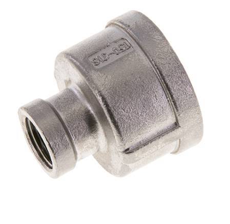 1'' NPT x 3/8'' NPT Stainless steel Round Socket 16 Bar