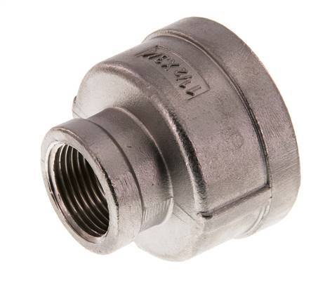 Rp 1 1/2'' x Rp 3/4'' Stainless steel Round Socket 16 Bar