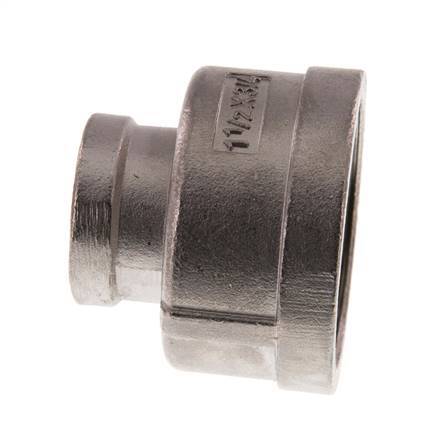Rp 1 1/2'' x Rp 3/4'' Stainless steel Round Socket 16 Bar