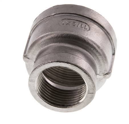 Rp 1 1/2'' x Rp 1'' Stainless steel Round Socket 16 Bar