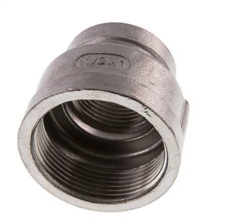 Rp 1 1/2'' x Rp 1'' Stainless steel Round Socket 16 Bar