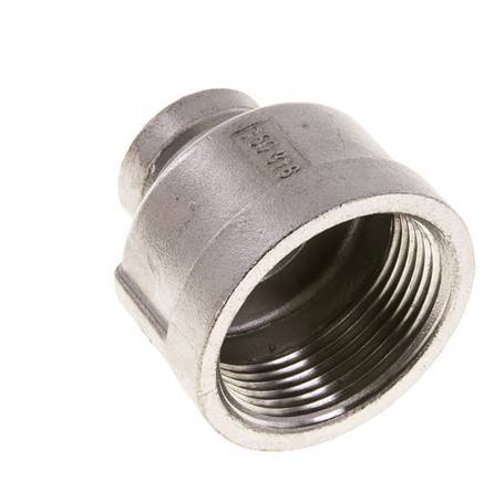 1 1/4'' NPT x 1/2'' NPT Stainless steel Round Socket 16 Bar