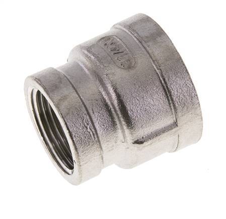 1 1/4'' NPT x 1'' NPT Stainless steel Round Socket 16 Bar
