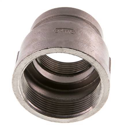 Rp 2'' x Rp 1 1/2'' Stainless steel Round Socket 16 Bar