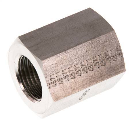 G 1/2'' x G 3/4'' Stainless steel Socket 200 Bar - Hydraulic