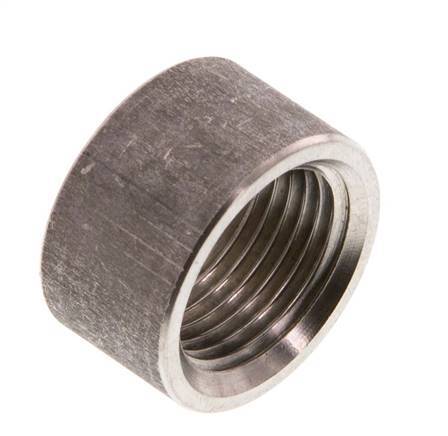 Rp 3/8'' x 21.3mm Stainless steel Welding Socket 40 Bar DIN 2986 - 12mm [2 Pieces]