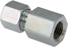 G 1/8'' x 6L Zinc plated Steel Straight Cutting Ring 315 Bar DIN 2353 [2 Pieces]