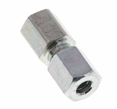 G 1/8'' x 6L Zinc plated Steel Straight Cutting Ring 315 Bar DIN 2353 [2 Pieces]