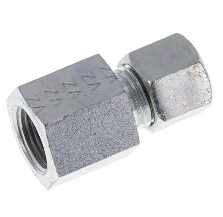 G 3/8'' x 10L Zinc plated Steel Straight Cutting Ring 315 Bar DIN 2353