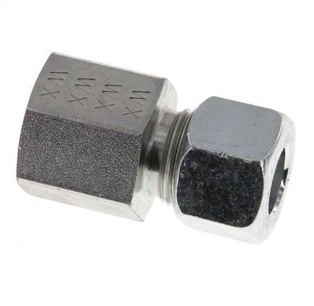 G 3/8'' x 12L Zinc plated Steel Straight Cutting Ring 315 Bar DIN 2353 [2 Pieces]