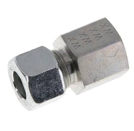 G 3/8'' x 12L Zinc plated Steel Straight Cutting Ring 315 Bar DIN 2353 [2 Pieces]