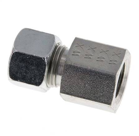 G 3/8'' x 12L Zinc plated Steel Straight Cutting Ring 315 Bar DIN 2353 [2 Pieces]