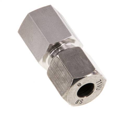 G 1/4'' x 8S Stainless steel Straight Cutting Ring 630 Bar DIN 2353