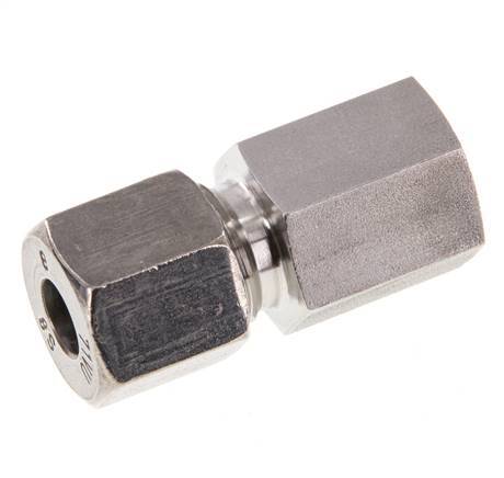 G 1/4'' x 8S Stainless steel Straight Cutting Ring 630 Bar DIN 2353