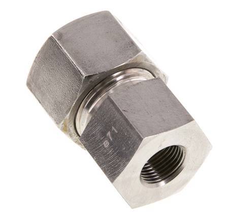 G 3/8'' x 20S Stainless steel Straight Cutting Ring 400 Bar DIN 2353