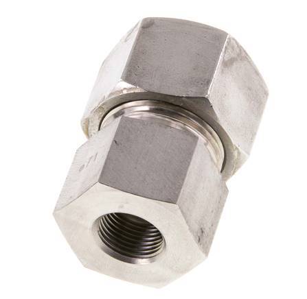 G 3/8'' x 20S Stainless steel Straight Cutting Ring 400 Bar DIN 2353