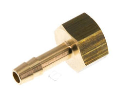 G 1/4'' x 6mm Brass Hose barb 16 Bar [2 Pieces]