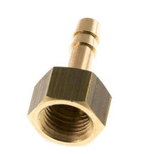 G 1/4'' x 6mm Brass Hose barb 16 Bar [2 Pieces]
