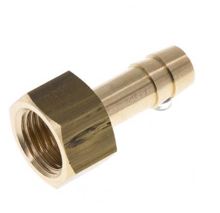 G 1/4'' x 8mm Brass Hose barb 16 Bar [2 Pieces]