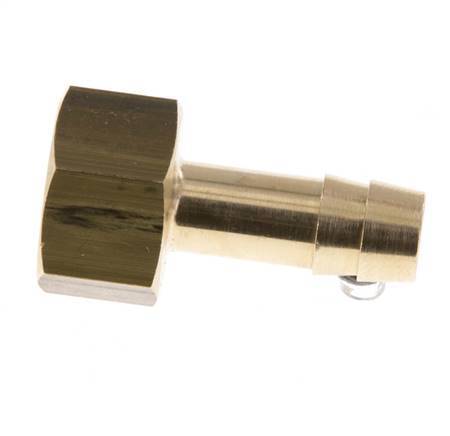 G 1/4'' x 8mm Brass Hose barb 16 Bar [2 Pieces]