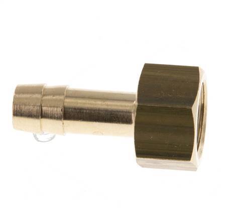 G 1/4'' x 8mm Brass Hose barb 16 Bar [2 Pieces]