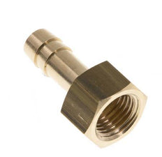 G 1/4'' x 8mm Brass Hose barb 16 Bar [2 Pieces]