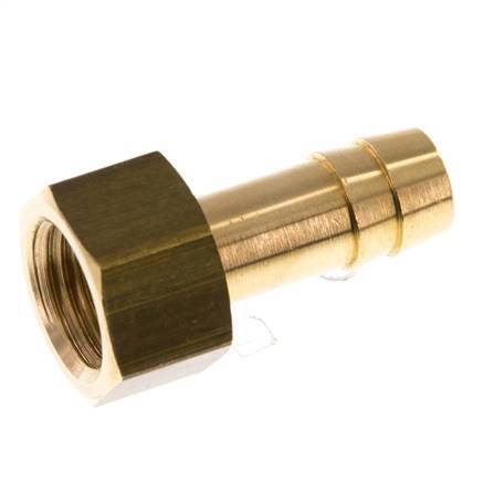 G 1/4'' x 9mm Brass Hose barb 16 Bar [2 Pieces]