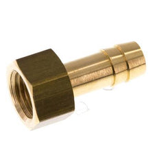 G 1/4'' x 9mm Brass Hose barb 16 Bar [2 Pieces]