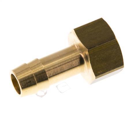 G 1/4'' x 9mm Brass Hose barb 16 Bar [2 Pieces]
