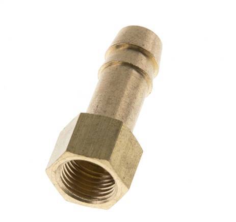 G 1/8'' x 8mm Brass Hose barb 16 Bar [2 Pieces]