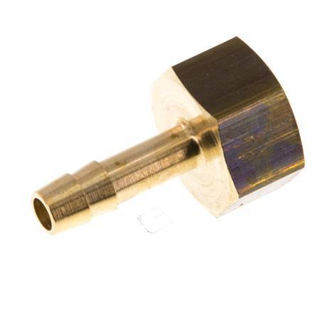 G 3/8'' x 6mm Brass Hose barb 16 Bar [2 Pieces]