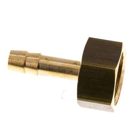 G 3/8'' x 6mm Brass Hose barb 16 Bar [2 Pieces]