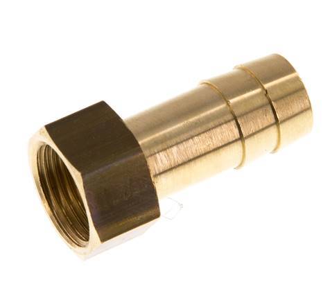 G 3/8'' x 13mm Brass Hose barb 16 Bar [2 Pieces]