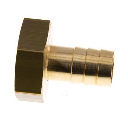 G 1'' x 19mm Brass Hose barb 16 Bar