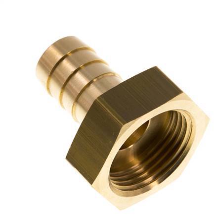 G 1'' x 19mm Brass Hose barb 16 Bar