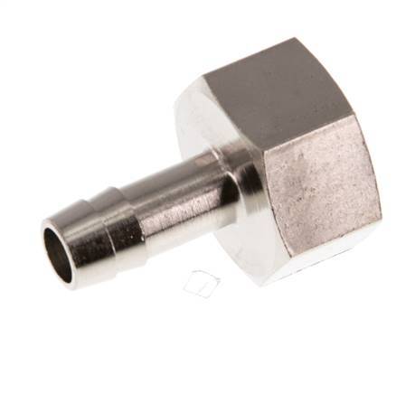 G 1/2'' x 9mm Nickel plated Brass Hose barb 16 Bar [2 Pieces]