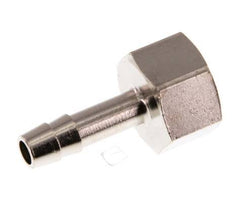 G 1/4'' x 6mm Nickel plated Brass Hose barb 16 Bar [5 Pieces]