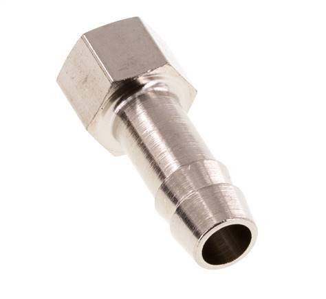 G 1/8'' x 8mm Nickel plated Brass Hose barb 16 Bar [5 Pieces]