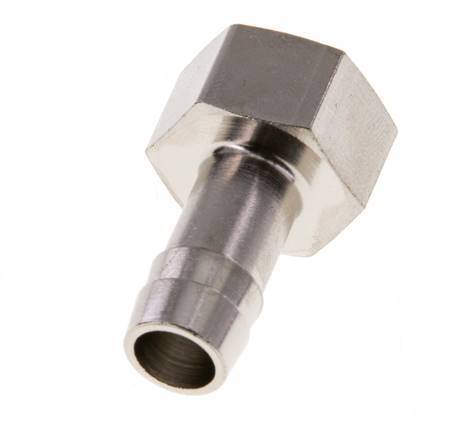 G 3/8'' x 10mm Nickel plated Brass Hose barb 16 Bar [2 Pieces]