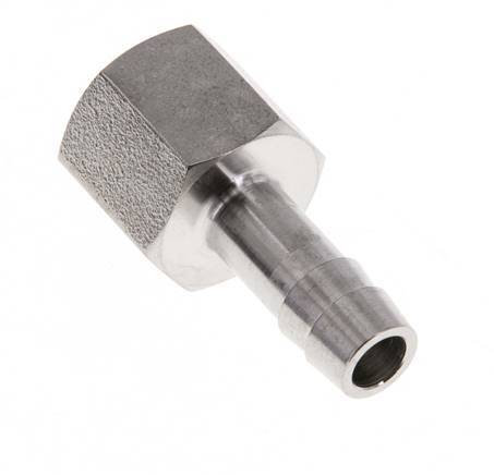 G 1/4'' x 8mm Stainless steel Hose barb 40 Bar
