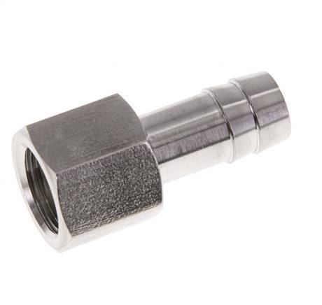 G 1/4'' x 10mm Stainless steel Hose barb 40 Bar