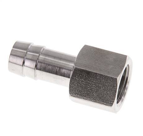 G 1/4'' x 10mm Stainless steel Hose barb 40 Bar