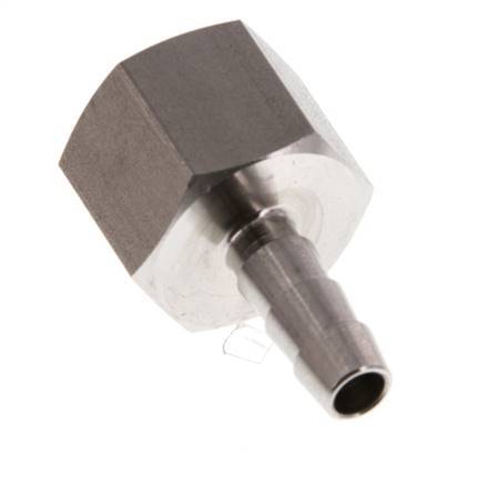 G 3/8'' x 6mm Stainless steel Hose barb 40 Bar