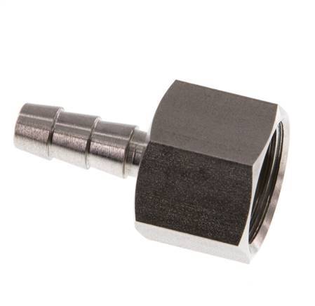 G 3/8'' x 6mm Stainless steel Hose barb 40 Bar