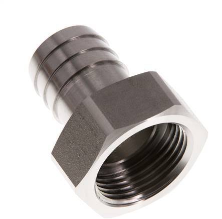 G 1'' x 25mm Stainless steel Hose barb 40 Bar