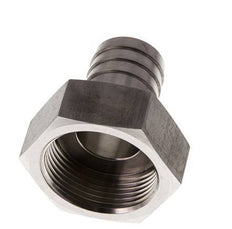 G 1 1/4'' x 25mm Stainless steel Hose barb 40 Bar