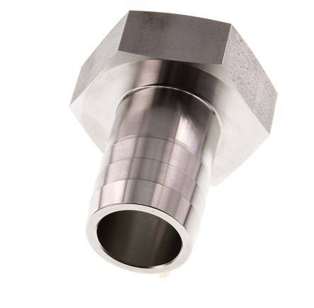 G 2'' x 38mm Stainless steel Hose barb 40 Bar