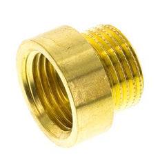 G 1/2'' F/M Brass Extension DIN 3523 - 10 mm [2 Pieces]