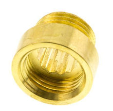 G 1/2'' F/M Brass Extension DIN 3523 - 10 mm [2 Pieces]