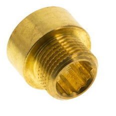 G 3/8'' F/M Brass Extension DIN 3523 - 10 mm [2 Pieces]